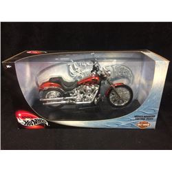 2001 Hot Wheels 1:10 Motorcycles Harley Davidson Softail Deuce (IN BOX)