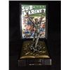 Image 2 : LIMITED EDITION SUB-MARINER 1945 GOLDEN AGE EDITION FINE PEWTER COMIC BOOK CHAMPIONS FIGURE