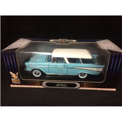 DIE CAST METAL 1957 CHEVROLET NOMAD 1:18 SCALE (IN BOX)