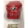 Image 1 : QUADRUPLE AUTOGRAPHED 2010 OLYMPICS TEAM CANADA BALL CAP (LUONGO, BRODEUR, CROSBY, IGINLA (JSA COA)