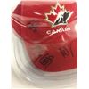 Image 2 : QUADRUPLE AUTOGRAPHED 2010 OLYMPICS TEAM CANADA BALL CAP (LUONGO, BRODEUR, CROSBY, IGINLA (JSA COA)