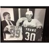 Image 1 : JIM YOUNG AUTOGRAPHED 16" X 20" DISPLAY PRINT W/ WAYNE GRETZKY