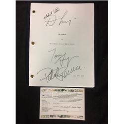 AUTOGRAPHED "THE SANDLOT" WRITER'S DRAFT (TOM GUIRY, MIKE URTAR, PATRICK RENNA, DENNIS LEARY)