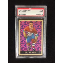 1961 PARKHURST #38 BILL HICKE (NM 7) PSA