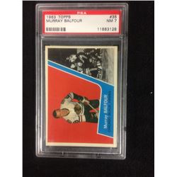 1963 TOPPS #35 MURRAY BELFOUR (NM 7) PSA