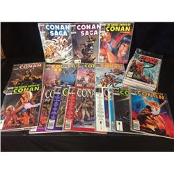 CONAN MARVEL MAGAZINE LOT