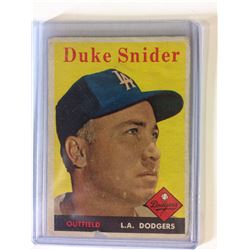 1958 Topps #88 Duke Snider