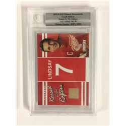 2003-04 BAP ULTIMATE MEMORABILIA 4TH EDITION RAISED TO THE RAFTERS TED LINDSAY 16/30