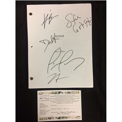 AUTOGRAPHED "DINER" SCRIPT (MICKEY ROURKE, STEVE GUTTENBERG, KEVIN BACON,TIM DALY, DANIEL STERN))
