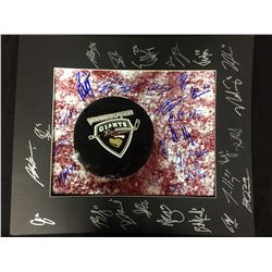 VANCOUVER GIANTS MEMORIAL CUP CHAMPS TEAM SIGNED DISPLAY