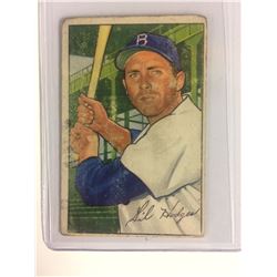 1952 BOWMAN BASEBALL ~ #80 ~ GIL HODGES ~ BROOKLYN DODGERS
