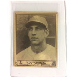 1940 Play Ball #157 Lou Chiozza