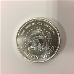 ONE TROY OUNCE 999 SILVER ROUND (LIBERTY SILVER)