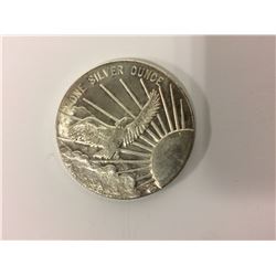 ONE TROY OUNCE 999 FINE SILVER ROUND (HCJ REFINERS)