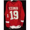Image 1 : STEVE YZERMAN AUTOGRAPHED RED WINGS HOCKEY JERSEY W/ COA