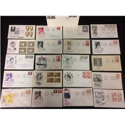CANADIAN FIRST DAY COVERS OF THE QUEENS FIRST VISIT TO CANADA (1963)