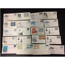 CANADIAN FIRST DAY COVERS AIR & SPACE (1962-66)