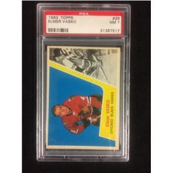 1963 TOPPS #26 ELMER VASKO (NM 7) PSA