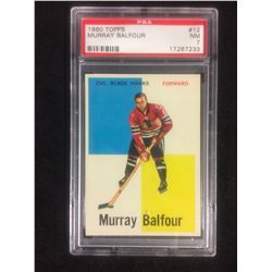 1960 TOPPS #12 MURRAY BALFOUR (NM 7) PSA