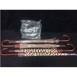 BRAND NEW UMBRELLAS & BELTS LOT