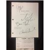 Image 1 : THE USUAL SUSPECTS WRITER'S DRAFT AUTOGRAPHED BY CHAZ PALMINTERI, BENICCIO DEL TORRO, GABRIEL BYRNE