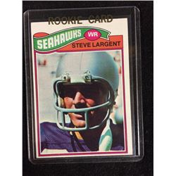1977 Topps #177 Steve Largent Rookie Seahawks Card