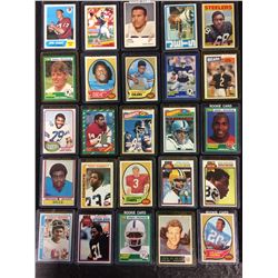 NFL STARS ROOKIE FOOTBALL TRADING CARDS LOT (VARIOUS YEARS)