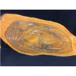 HARD WOOD WALL ART SCULPTURE (48" X 36")