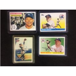 VINTAGE MICKEY MANTLE BASEBALL CARD LOT