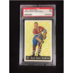 1961 PARKHURST #35 BOOM BOOM GEOFFRION (NM 7) PSA