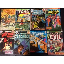 COMIC BOOK LOT (DRACULA, VAULT OF EVIL, WEIRD MYSTERY & MORE)