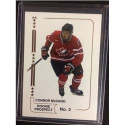 CONNOR McDAVID ROOKIE PROSPECT NO. 2 HOCKEY CARD