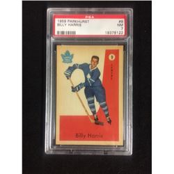 1959 PARKHURST #9 BILLY HARRIS (NM 7) PSA