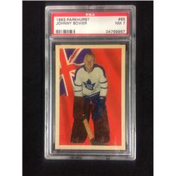 1963 PARKHURST #65 JOHNNY BOWER (NM 7) PSA