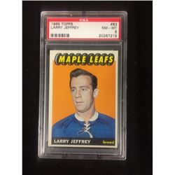 1965 TOPPS #83 LARRY JEFFREY (NM-MT 8) PSA
