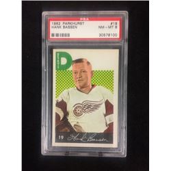 1962 PARKHURST #19 HANK BASSEN (NM-MT 8) PSA