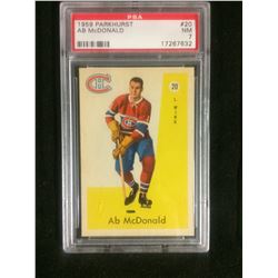 1959 PARKHURST #20 AB McDONALD (NM 7) PSA
