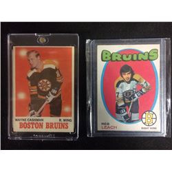 WAYNE CASHMAN O-PEE-CHEE #7 & REG LEACH O-PEE-CHEE #175