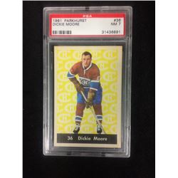 1961 PARKHURST #36 DICKIE MOORE (NM 7) PSA