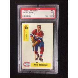 1958 PARKHURST #30 AB McDONALD (NM 7) PSA