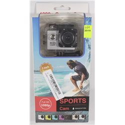 NEW 1080P SPORTS ACTION CAMERA W/ MOUNTS FULL HD