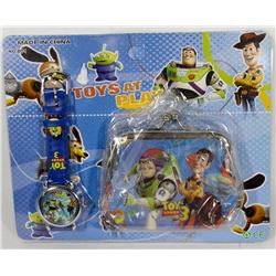 NEW TOY STORY 3 WATCH AND CHANGE BAG COMBO