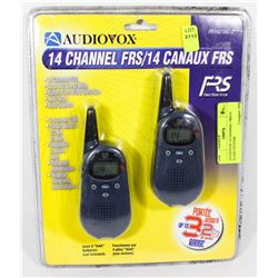 AUDIOVOX 14 CHANNEL FRS/14 RADIO SYSTEM