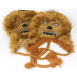 2 NEW CHEWBACCA FURRY STAR WARS TOQUES WITH