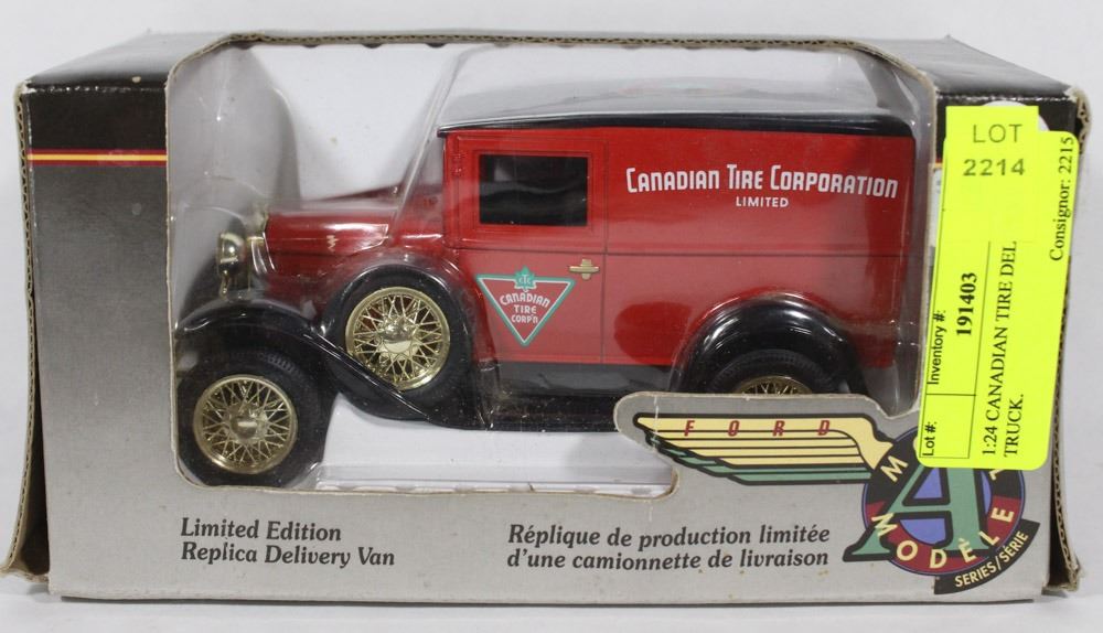 124 CANADIAN TIRE DELIVERY TRUCK.