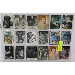 18 VINTAGE BATMAN/HORROR COLLECTOR CARDS.