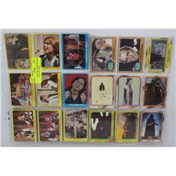 22 VINTAGE STAR WARS/PARTRIDGE FAM COLLECTOR CARDS