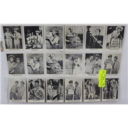 18 VINTAGE MCHALES NAVY CARDS.