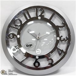 NEW ERGO METAL QUARTZ CLOCK