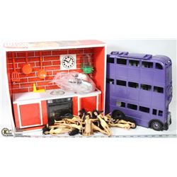 VINTAGE HARRY POTTER PURPLE AUTOBUS